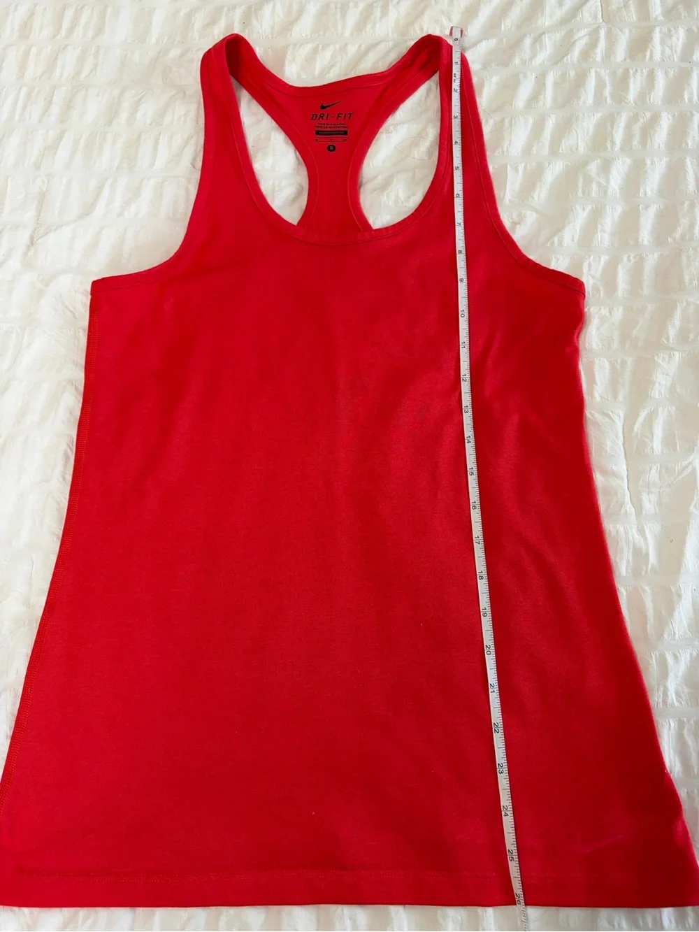 Nike Women's Red Scoop Neck Tank Top